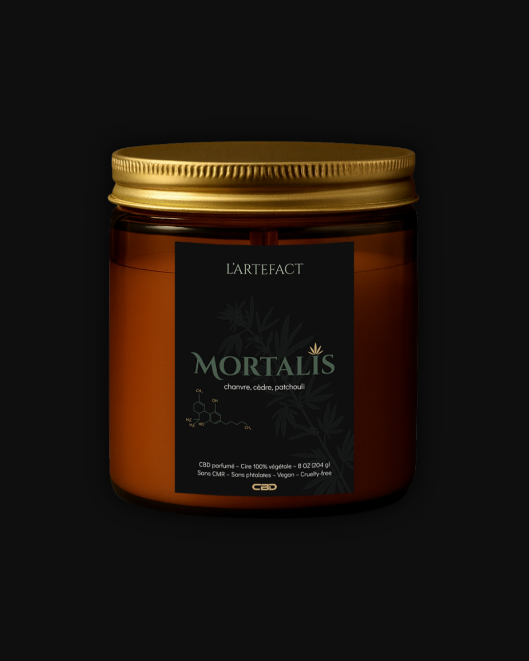 L’Artefact – Bougie relaxante au CBD