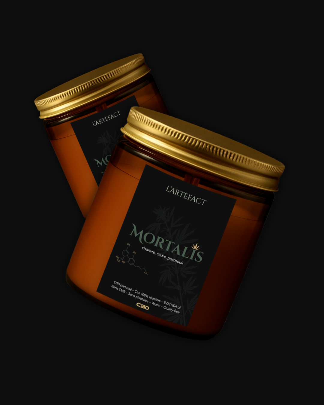 L’Artefact – Bougie relaxante au CBD